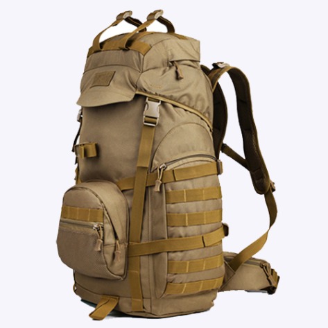 군인가방 / 브록스 브라운 50L 백팩 - 대용량 여행백팩 군용 기내용